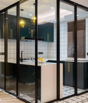 aluminum glass partition