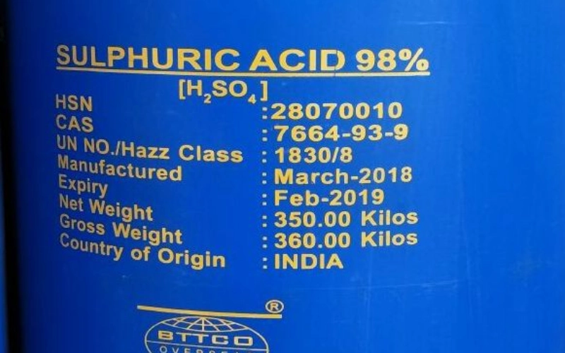 sulphuric acid