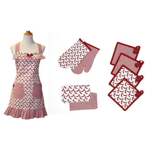 9 Piece Lenin Apron Set