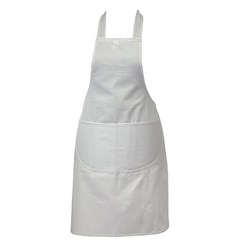 Plain White Kitchen Apron