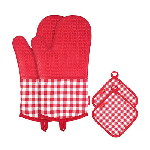 Red and White Check Pot Holder